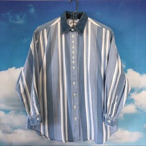 *sold* Striped button down